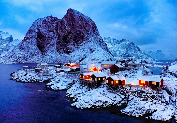 Winterwonderland in Noorwegen