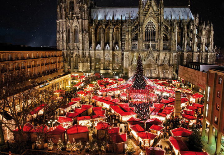 Keulen kerstmarkt & avondverlichting