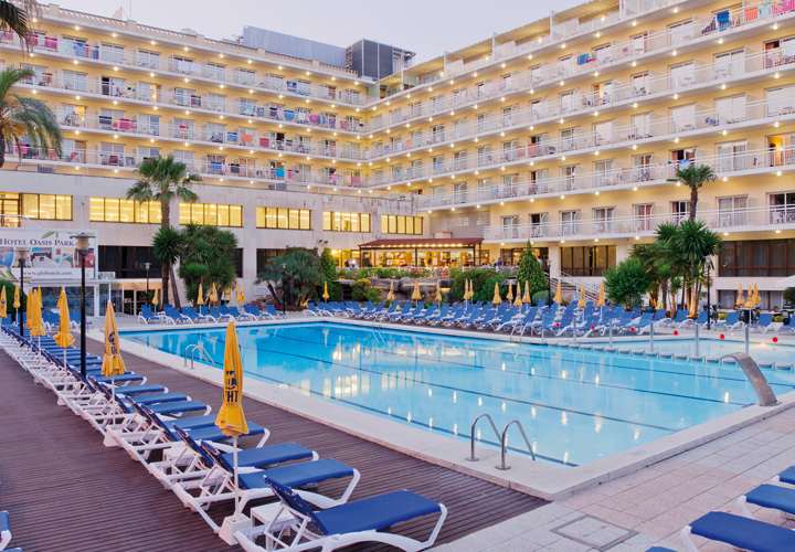 Hotel GHT Oasis Park en Spa **** te Lloret de Mar