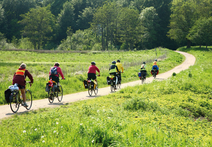 Begeleid fietsen in de baai van de Somme