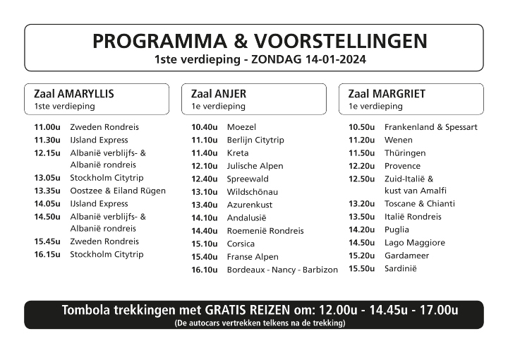 programma zondag deel 2